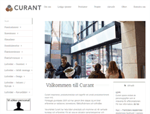 Tablet Screenshot of curant.se